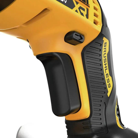 Close-up of 20V Max Brushless Drywall Screw Gun Tool Only DCF630B with variable speed and ergonomic handle design
