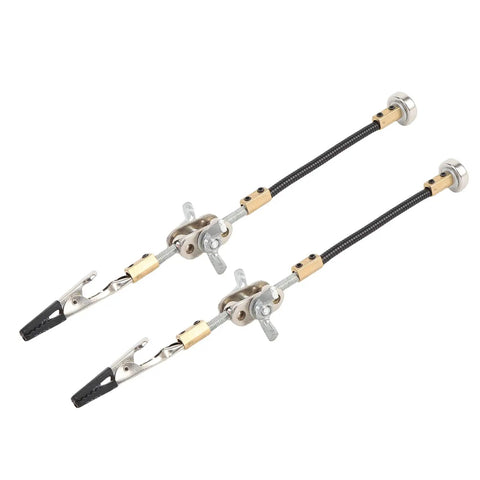 Vital Welding Helping Clamp With Flexible Arm features two heavy-duty support arms for electronics repair and crafting.