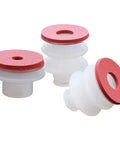 High Quality 1/2/3 Layer Small Manipulator Vacuum Sucker Pad For Industrial Use Silicone Sponge Suction Cup Chuck Hs-10S1 Pneumatic Accessory Gripp in three sizes.
