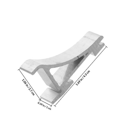 Heavy Duty Aluminum Refrigerator Shelf Clips And Freezer Shelf Hooks For Home And Commercial Use With Workhorse Hooks To Hang Utensils