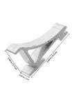 Heavy Duty Refrigerator Shelf Clips And Aluminum Bracket Set 10 Pack Space Saving Silver Shelf Supports For Home And Commercial Kitchens