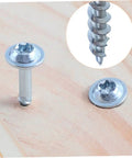Pocket Hole Wood Screws Self Tapping Torx T20 Heavy Duty Coarse Thread 1-1/4 Inch 32mm Silver