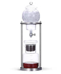 Top Shelf Stainless Steel Cold Brew Drip Tower For Smooth Iced Coffee And Fresh Cold Tea With 600ml Large Capacity Detachable Glass Carafe.