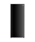 16.4 Cu Ft Convertible Refrigerator And Upright Freezer Energy Star Certified Auto Defrost Reversible Door Adjustable Glass Shelves Black Finish front view