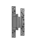 Heavy Duty Stainless Steel Hidden Hinges For Wood Doors Invisible Seamless Door Hardware Rustproof in light gray finish