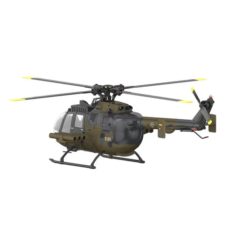 Era C180 BO-105 RC Helicopter With 6-Axis Gyro, 6CH Brushless Motor, Optical Flow Stabilization in camouflage design