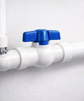 Heavy Duty 1/2 Inch PVC Ball Valve Sch40 Socket To Socket Shut Off Valve For Plumbing Irrigation Pool Spa With Blue Handle
