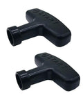 Two Pack Gasoline Engine Starter Handle Grip for Lawn Mower Generator Chainsaw Recoil Starter Pull Handle Durable Hard Plastic