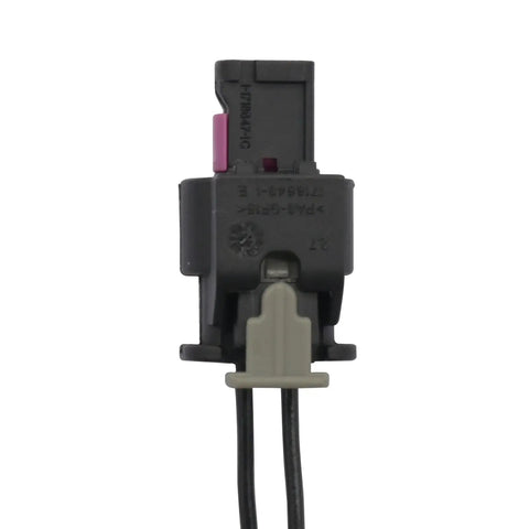 Premium Ambient Air Temperature Sensor Connector Pigtail for 2014 To 2021 Chevy And Gmc Vehicles, gray and black wiring harness.