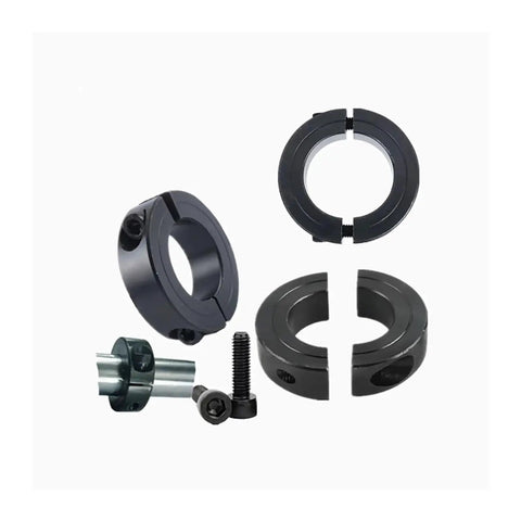 Heavy Duty Separable Carbon Steel Thrust Limit Ring For Shaft Collars 45 By 73 By 19 Mm With Split Clamp Design And Anodized Finish Providing Rock Solid Grip And Durability For Serious Shop Work And Heavy Load Mechanism Requirements Guaranteed, shown with bolt