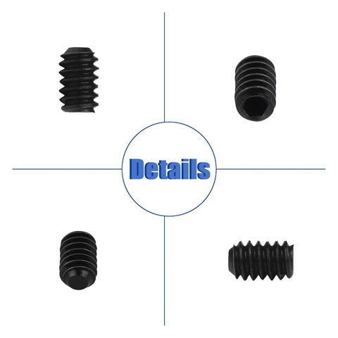 585Pcs Metric Allen Set Screws Kit In Alloy Steel Built Tough For M3 M4 M5 M6 M8 Internal Hex Drive Cup Point Screws Details