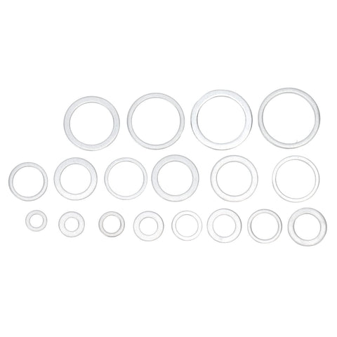 470 Piece Aluminum Alloy Sealing Washer Kit For Auto And Home Use With Rust Resistant Round Flat Washers