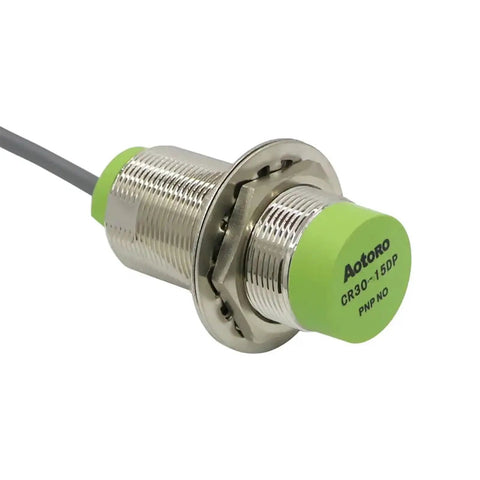 Capacitive Proximity Switch M30 CR30-15DN Cylinder Level Sensor Electrode Long Distance Sensing shown from side view