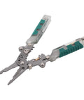 Bewinner 20 In 1 Wire Stripper Pliers With Voltage Detection, Folding Crimping Tool For Awg 20-10 with clear grips