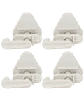 Gate Latch Kit Four Pack for ABS Pontoon Door Frames on Square Size Boats and Yachts Must Have RV Accessory
