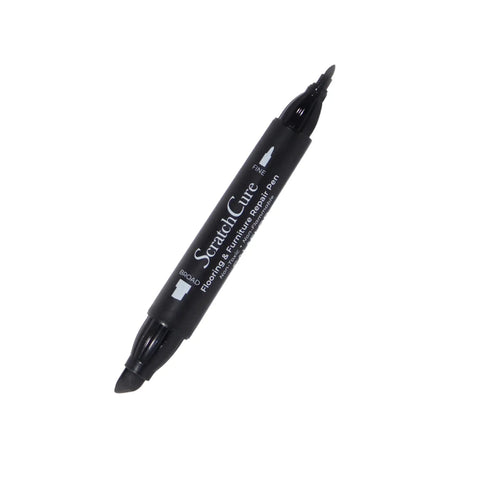 ScratchCure 3 Shade Double Tipped Repair Pen For Wood Laminate Flooring And Furniture In Gray Buildable Light To Dark Tones