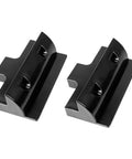 Rugged Solar Panel Mounting Bracket For RV And Yacht Roofs With Side And Base Mount Kit, Weatherproof Marine Grade Black Design