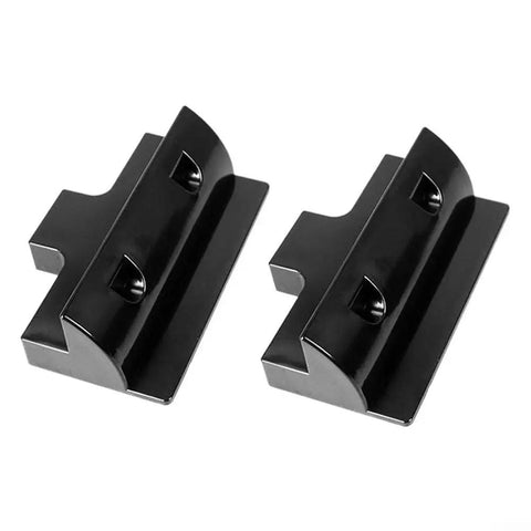 Rugged Solar Panel Mounting Bracket For RV And Yacht Roofs With Side And Base Mount Kit, Weatherproof Marine Grade Black Design