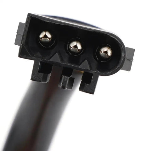 12 Volt Outboard Motor Control Unit Replacement Routes Ignition Kill Start And Trim Commands For 4 5 6 8 9 9 14 15 20 And 25 Hp Rigs Without Adding A Relay Fits Cross Ref 396141 582281 582880 582787 Direct Fit Plug N Play Guaranteed. close-up of black 3-pin connector