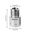 Bike Pedal Extenders 20mm Spacers For 9 16 Inch Threaded Pedals Fit MTB BMX Road SPD Anti Rust Chrome Moly Steel With Knee Protection