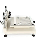 Manual Solder Paste Printer With Adjustable Height For PCB SMT Stencil Printing 300 By 400 mm shown with aluminum honeycomb base