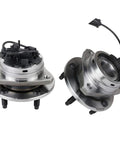 Set Of 2 Front Wheel Bearing Hub Assemblies With ABS For 04-12 Chevy Malibu, 08-10 Cobalt HHR, 05-10 Pontiac G6, 07-09 Saturn Aura, 5 Lug