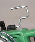 Close-up of the hanging hook on 36V Cordless Circular Saw With Brushless Motor Rear Handle 7 1 Quarter Inch Blade Lightest In Its Class