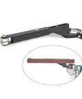 Upgrade Your 100 Mm Angle Grinder With This Heavy Duty Aluminum Belt Sander Bracket Adapter for easy sanding and polishing.