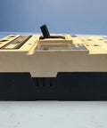 Hmcp600L6W Series C Motor Circuit Protector L Frame Industrial Circuit Breaker side view with sturdy design for heavy duty use.