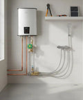 Flow Sensor Switch for Water Pump With G3/4 Inch Thread AC 220V 1A Low Water Pressure Use installed in a bathroom