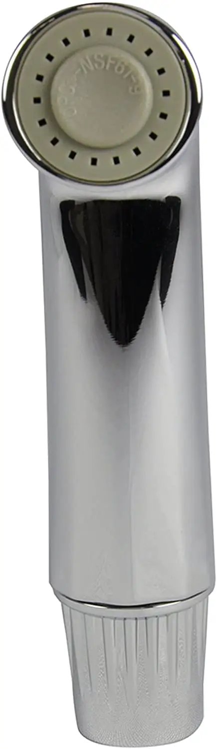 Universal Sink Sprayer Attachment for Kitchen Side Sprayer Head Pull Out Spray Head Replacement Easy Install Chrome Finish