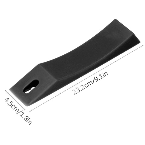 Nonslip Barbell Jack For Easy Plate Changes No Sweat Quick Loading Unloading Weightlifting Gear That Saves Time And Energy Barbell Plate Change Cushion 1 Pair, 9.1x1.8 inches silicone wedge