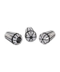 Pro Grade High Precision Spring Collet Set For CNC Milling Lathe Tools, 1/4 In, 1/8 In, 1/16 In, 0.008mm Tolerance, 3 Piece ER11 Compatible