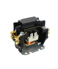 One Pole Twenty Four Volt AC Contactor For Heat Pumps And Condensers Heavy Duty Thirty Amp Definite Purpose Contactor Side View