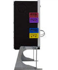 Side view of Left Hand Spa Control Module PS6702Y LH P1 Blue 115V 230V Replacement For Hot Tubs And Pools showing colored connectors.