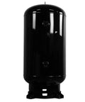 Badass Heavy Duty Vertical Air Receiver 80 Gallon 24 Inch Diameter ASME Rated 200 PSI Powder Coated Compressor Tank front view