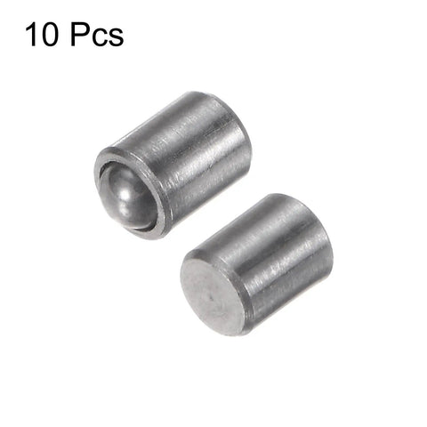 Top Shelf 10 Piece Ball Spring Plungers Crafted From Heavy Duty 304 Stainless Steel Killer For Cabinet Latches, showing two plungers.