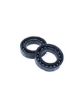 6902 High Temp Thin Section Ball Bearing 15X28X7mm Two Pack showcases two heavy duty steel ball bearings.