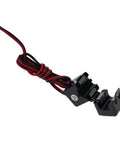 No Sweat Install Split Core Current Transformer Clamps With Heavy Gauge 100Cm Leads For Ev Charging Piles And Power Grid Monitoring, black clamp with wires.