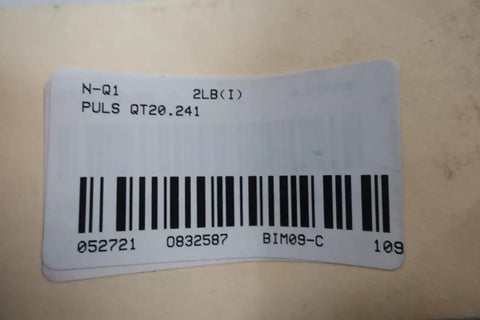 QT20.241 Switching Power Supply 380-480V AC To 24-28V DC 20A Beefy Output For Industrial Equipment And Control Panels Durable And Reliable Power Converter, label