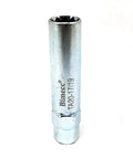 10 Spline Lug Nut Tool Key For Passenger Cars And Small SUVs With 17mm And 19mm Hex Drives, steel, close-up view