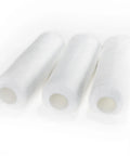 Heavy-Duty 9 Inch Microfiber Woven Paint Roller Covers With A Snug 3/4 Inch Nap, pack of 3 for use with latex and oil paints.