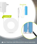 AC Power Adapter For Two AA Batteries To Run LED Lights And Decor White 1.8m Cable Wall Power Solution image