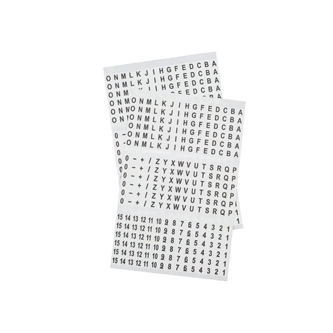 Wire Marker Book With A To Z And Zero To Fifteen Labels For Electrical Wiring Perforated Pages You Can Tear Off Large Readable Print