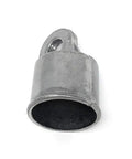 Chain Link Fence Rail Ends Aluminum 10 Pack One And Three Eighths Inch Top Rail Connectors For Terminal Posts Polished Silver Finish