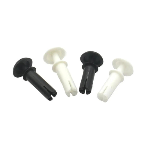 Solid Nylon Push Rivets And Plastic Snap Fasteners Lock Thin Panels Snug Tight With Zero Hassle Heavy Duty Shatter Resistant Clips.