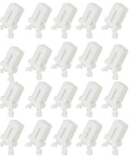 Plastic Trash Can Lock Self Locking Switch Catch Replacement For Touch Lid Bin Latch Clip Durable Repair Kit Pack Of 10 White