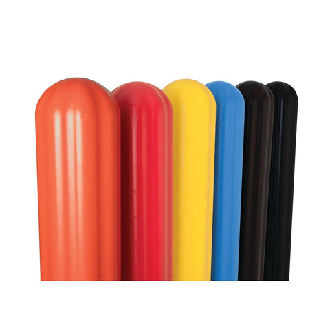 Built Tough 56 Inch Bollard Cover For 6 Inch Outdoor Poles - Heavy Duty Polyethylene Post Sleeve in six vibrant colors.