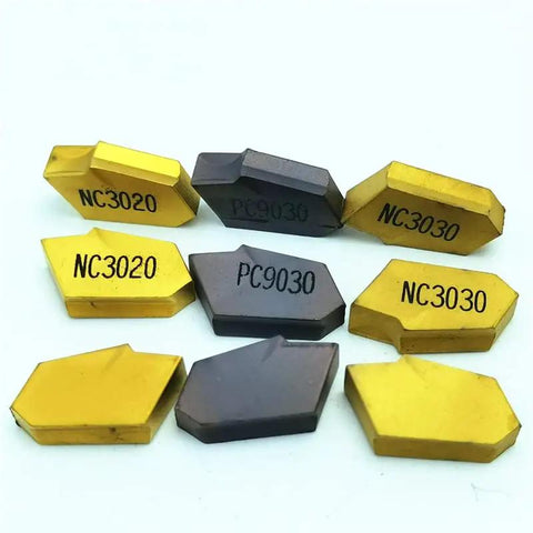 Pro Grade Carbide Grooving Inserts Set For SP200 SP300 SP400 NC3020 NC3030 Lathe Tools