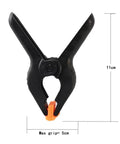 Must Have Four Inch Spring Clamps Set For Woodworking And Photo Studio Backdrops Durable Plastic Nylon Clips